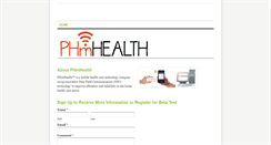 Desktop Screenshot of myphmhealth.com